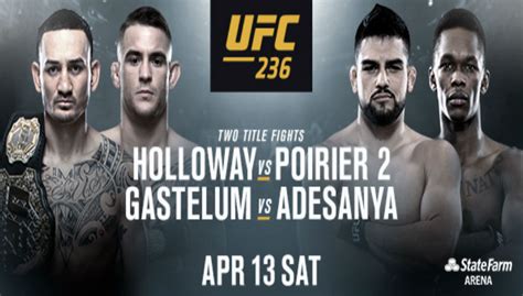 ufc 236 final betting odds